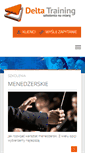 Mobile Screenshot of deltatraining.pl